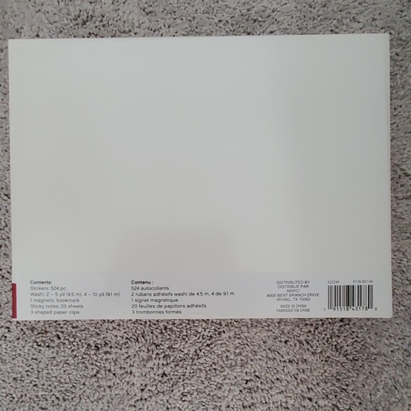 SCRAPBOOKING STICKERS AND EMBELLISHMENT BOX - Picture 3 of 4